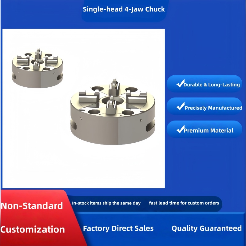 Positioning Tooling Fixture Single-End 4-Jaw Chuck