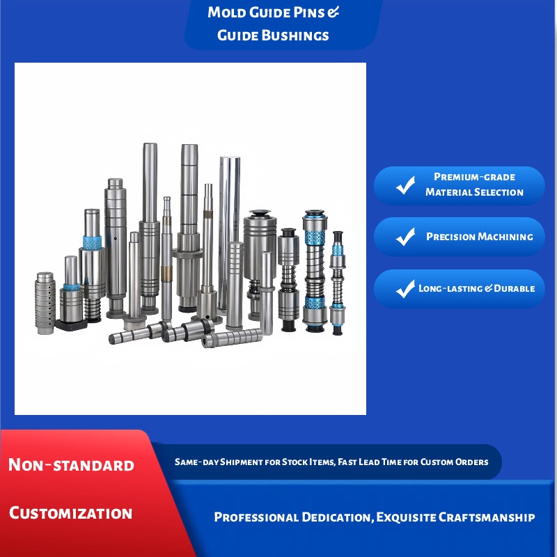 Ball Bearing Guide Post & Bushing, Mold Accessories, Steel Ball Guide Post Bushing, Independent Rolling Ball Guide Post and Bushing for MRP Die Set