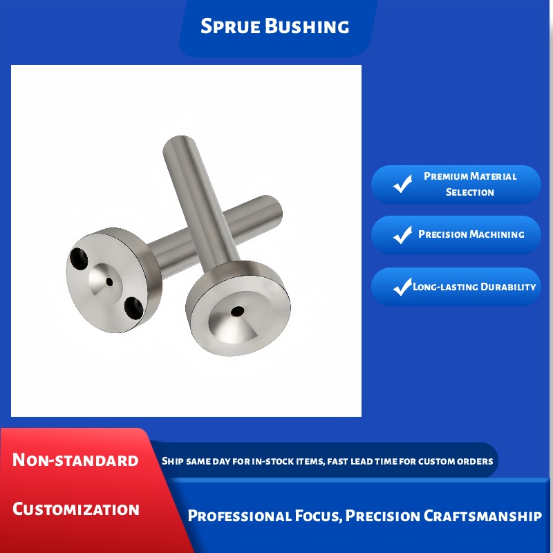 Sprue Bushing Mold Components, Stainless Steel Mold Sprue Nozzle, Type A Type B Type C Sprue Bush